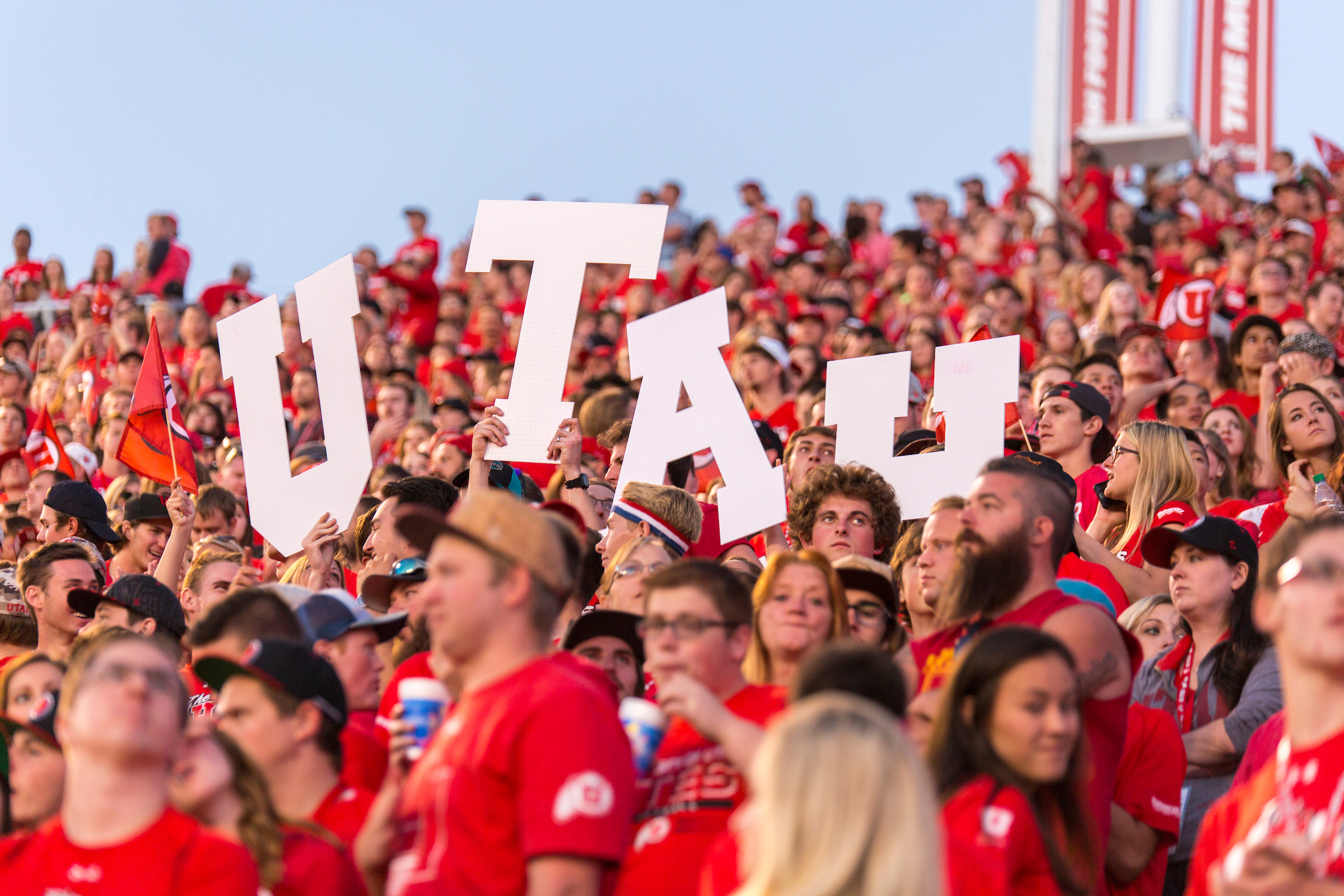 Football game Rice Eccles Stadium